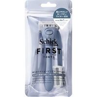 シック ファースト シェービング ホルダー 刃付き+替刃1コ 1セット シック Schick シック・ジャパン(デニムインディゴ)