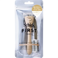 シック ファースト シェービング ホルダー 刃付き+替刃1コ 1セット シック Schick シック・ジャパン(サンドベージュ)