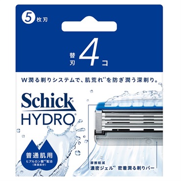 シック ハイドロ 普通肌用 替刃 4個 Schick シック・ジャパン