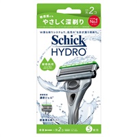 シック ハイドロ 敏感肌用 ホルダー 本体＋刃2個 Schick シック・ジャパン(本体＋刃2個)