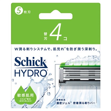 シック ハイドロ 敏感肌用 替刃 4個 Schick シック・ジャパン