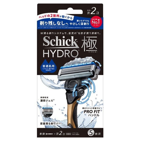 シック ハイドロ極 普通肌用 替刃 4個 Schick シック・ジャパン