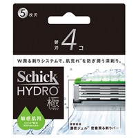 シック ハイドロ極 敏感肌用 替刃 4個 Schick シック・ジャパン(4個)