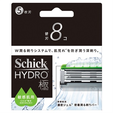 シック ハイドロ極 敏感肌用 替刃 8個 Schick シック・ジャパン