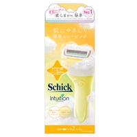 シック イントゥイション つや肌 ホルダー 本体＋刃2個 Schick シック・ジャパン(本体＋刃2個)
