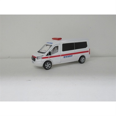 ダイキャストカー キャストワールド　消防庁　救急車  4897039351779