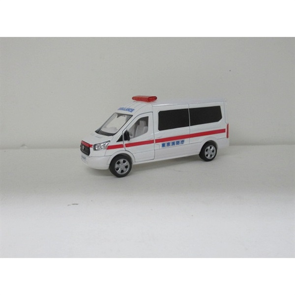 ダイキャストカー キャストワールド　消防庁　救急車  4897039351779(4897039351779)