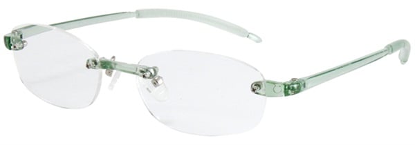 老眼鏡 AGING Opti エアフォルクカラーズ DR‐37‐2 デューク(クリアグリーン-+2.50)