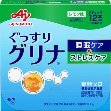 グリナ 睡眠ケア＆ストレスケア 12本 【機能性表示食品】 味の素