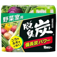 脱臭炭 野菜室用 炭ゼリー140g+ニオイ吸着袋1個 脱臭炭 エステー(140g)