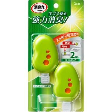 ゴミ箱の消臭力 消臭剤 ゴミ箱用 シトラスミントの香り 2個 消臭力 エステー