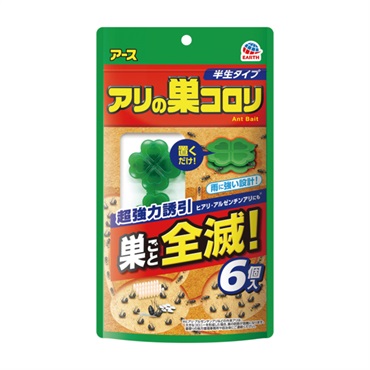 アース アリの巣コロリ 半生タイプ ６個入 アース製薬