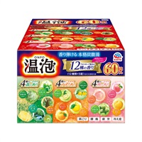 温泡 アロマキープ処方の12種の香り 60錠 温泡 アース製薬 【医薬部外