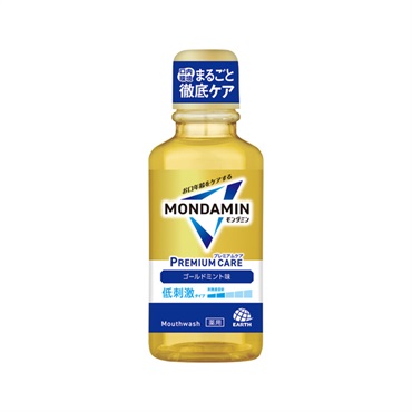 モンダミン プレミアムケア ゴールドミント 100ml MONDAMIN アース製薬 【医薬部外品】