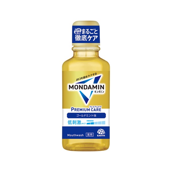 モンダミン プレミアムケア ゴールドミント 100ml MONDAMIN アース製薬 【医薬部外品】(100ml)
