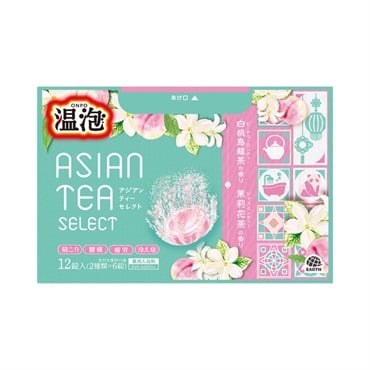 温泡 12錠入 アース製薬 【医薬部外品】(アジアンティーセレクト)