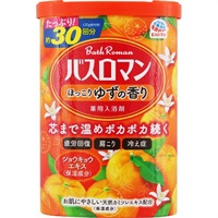バスロマン 600g アース製薬【医薬部外品】(ほっこりゆず)