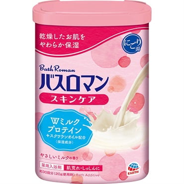 バスロマン スキンケア 600g アース製薬【医薬部外品】入浴剤