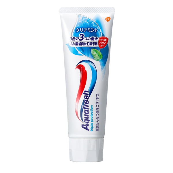 アクアフレッシュ 140g アクアフレッシュ Aquafresh グラミソ・スミスクライン 【医薬部外品】(クリアミント)