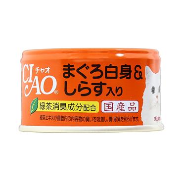チャオ まぐろ白身&しらす入り 85g チャオ CIAO いなばペットフード