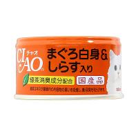 チャオ まぐろ白身&しらす入り 85g チャオ CIAO いなばペットフード(4901133061158)