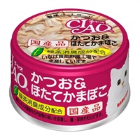 CIAO ホワイティ かつお&ほたてかまぼこ 85g チャオ いなばペットフード(85g)