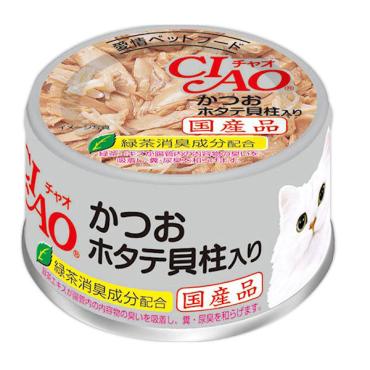 いなば チャオ かつお ホタテ貝柱入り 85g チャオ CIAO いなばペットフード