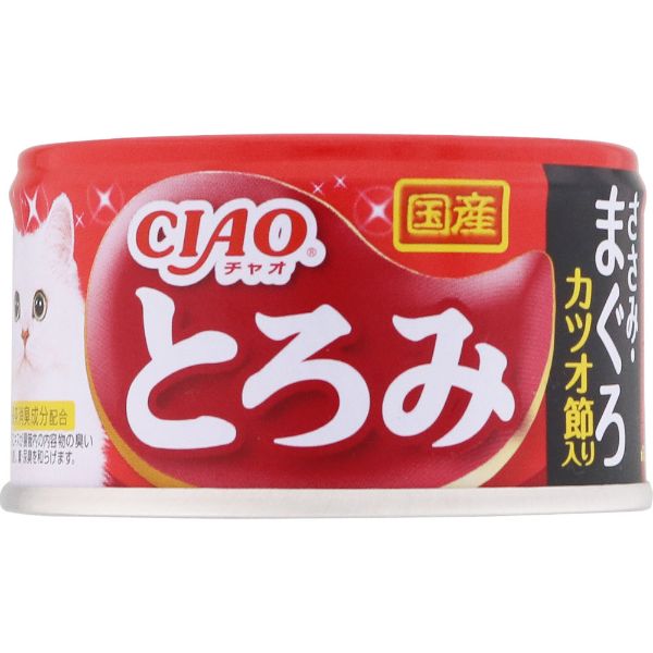 CIAO とろみ ささみ・まぐろ カツオ節入り 80g チャオ CIAO いなばペットフード(4901133061769)