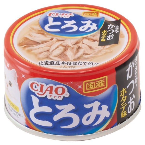 CIAO とろみ ささみ・かつお ホタテ味 80g チャオ いなばペットフード(80g)