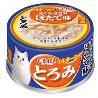 CIAO とろみ ミルキータイプ まぐろ・ささみ ほたて味 80g チャオ いなばペットフード(80g)