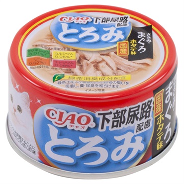 CIAO とろみ 下部尿路配慮 ささみ・まぐろ ホタテ味 80g チャオ いなばペットフード