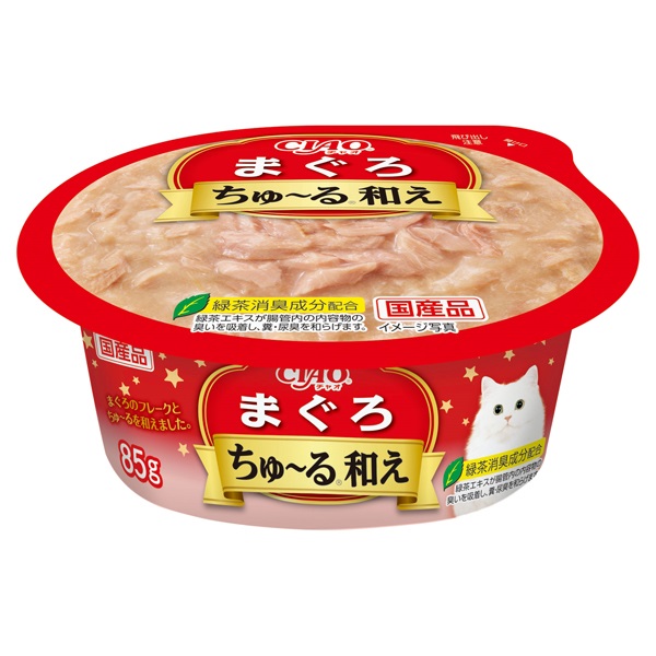 CIAO ちゅ～る和え カップ まぐろ 85g チャオ いなばペットフード(85g)