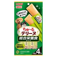 ちゅ～るテリーヌ 総合栄養食タイプ 15g×4本 いなば いなばペットフード(ささみ&緑黄色野菜)