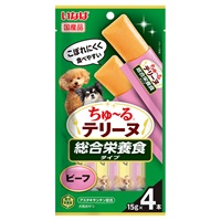 ちゅ～るテリーヌ 総合栄養食タイプ 15g×4本 いなば いなばペットフード(ビーフ)