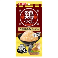 いなば 鶏づくし パウチ とりささみ チーズ入り 60g×3袋 いなばペットフード(60g×3袋)
