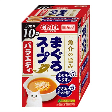 CIAO スープ まぐろスープバラエティ 30g×10袋 チャオ いなばペットフード