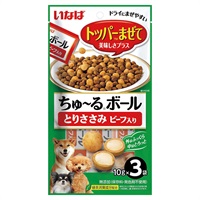 いなば ちゅ～るボール とりささみ ビーフ入り 10g×3袋 いなばペットフード(10g×3袋)