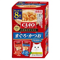 CIAO こだわり テイスト まぐろ・かつおバラエティ 30g×8袋 チャオ いなばペットフード(30g×8袋)