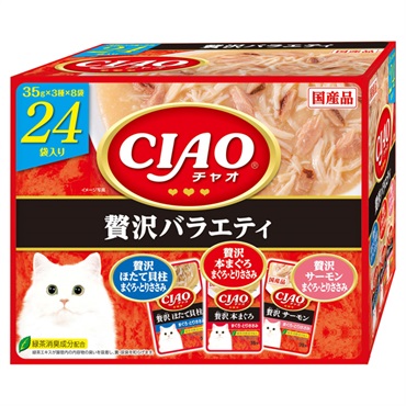 CIAO パウチ 贅沢バラエティ 35g×24袋 チャオ いなばペットフード