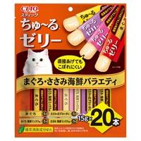 CIAO スティック まぐろ・ささみ海鮮バラエティ 20本入り 15g×20本 チャオ いなばペットフード(15g×20本)