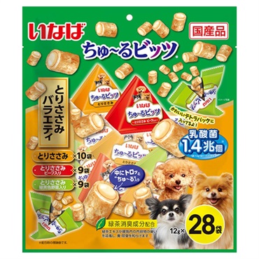 いなば ちゅ～るビッツ とりささみバラエティ 12g×28袋 いなばペットフード