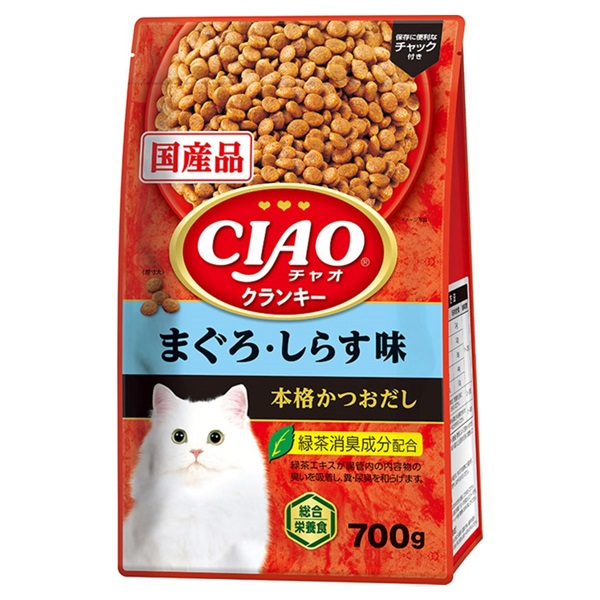 CIAO クランキー まぐろ・しらす味 700g チャオ いなばペットフード(700g)