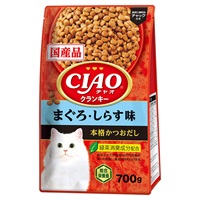 CIAO クランキー まぐろ・しらす味 700g チャオ いなばペットフード(700g)
