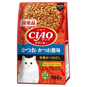 CIAO クランキー かつお・かつお節味 700g チャオ いなばペットフード