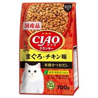 CIAO クランキー まぐろ・チキン味 700g チャオ いなばペットフード(700g)