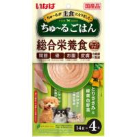 ちゅ～るごはん とりささみ&緑黄色野菜 14g×4本 いなば いなばペットフード(4901133441738)