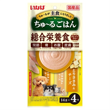 いなば ちゅ～るごはん とりささみ&チーズ 14g×4本 いなばペットフード