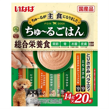 いなば ちゅ～るごはん とりささみバラエティ 14g×20本 いなばペットフード
