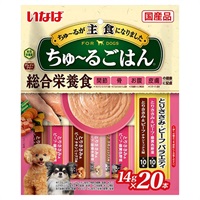 いなば ちゅ～るごはん とりささみ・ビーフバラエティ 14g×20本 いなばペットフード(14g×20本)