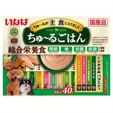 いなば ちゅ～るごはん とりささみバラエティ 14g×40本 いなばペットフード